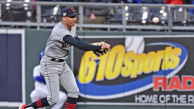 MLB: Cleveland Indians at Kansas City Royals