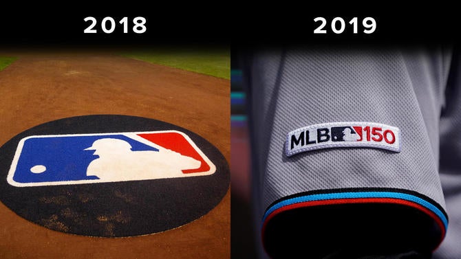 LOOK: MLB quietly altered its logo ahead of the 2019 season and it took