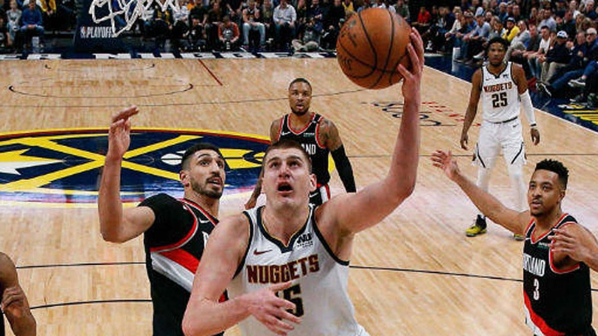 NBA playoffs: Jokic leads Nuggets over Blazers as 76ers strike