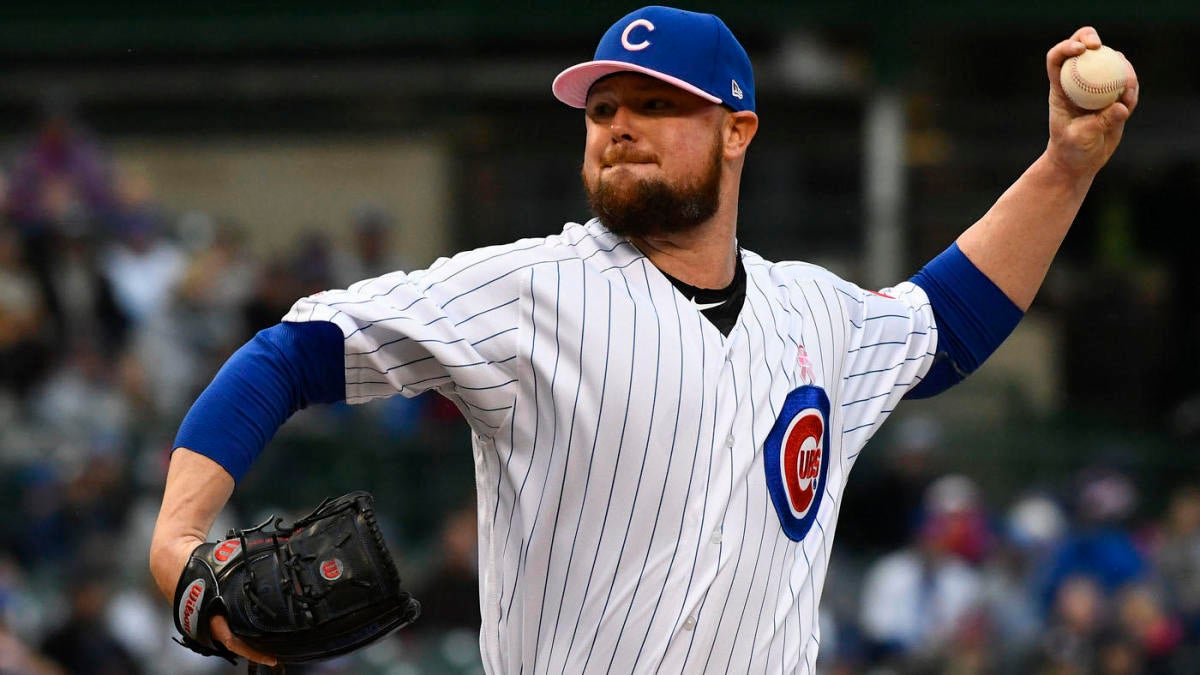 Boston Red Sox pitcher Jon Lester turning a corner