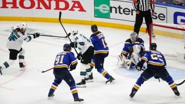 NHL: Stanley Cup Playoffs-San Jose Sharks at St. Louis Blues
