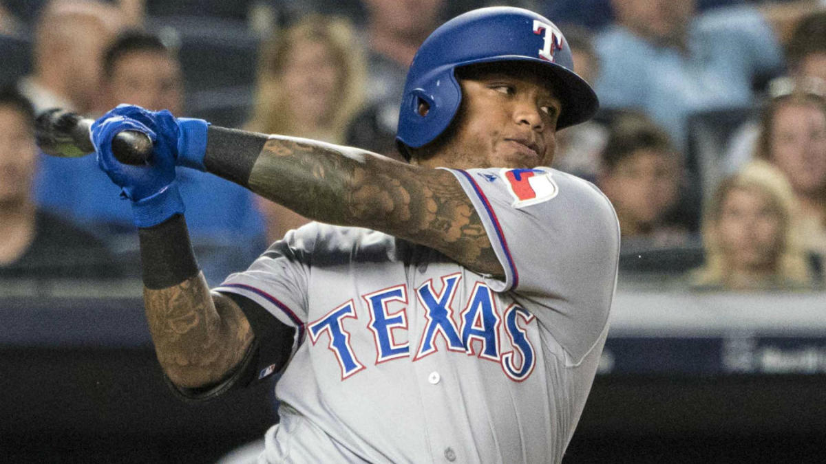 Rangers' Willie Calhoun suffers fractured jaw after getting hit in face with fastball - CBS Sports thumbnail
