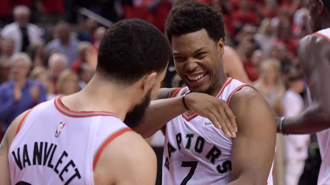 Kyle Lowry and Fred VanVleet