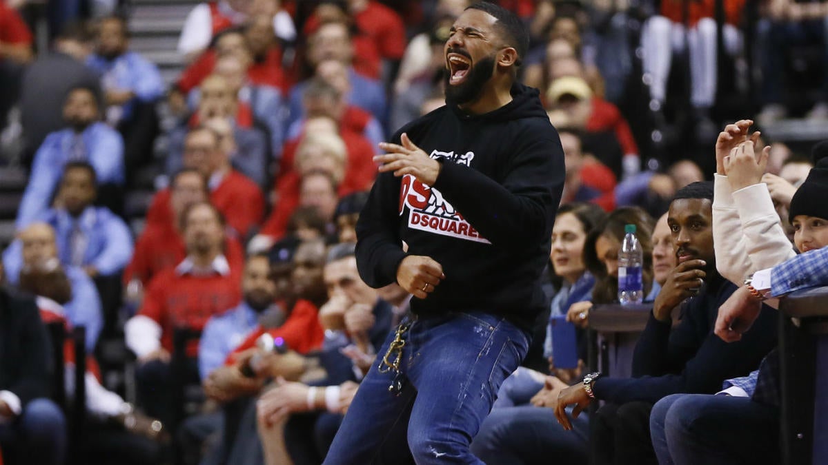 Drake Courtside at Raptors-Spurs Game 