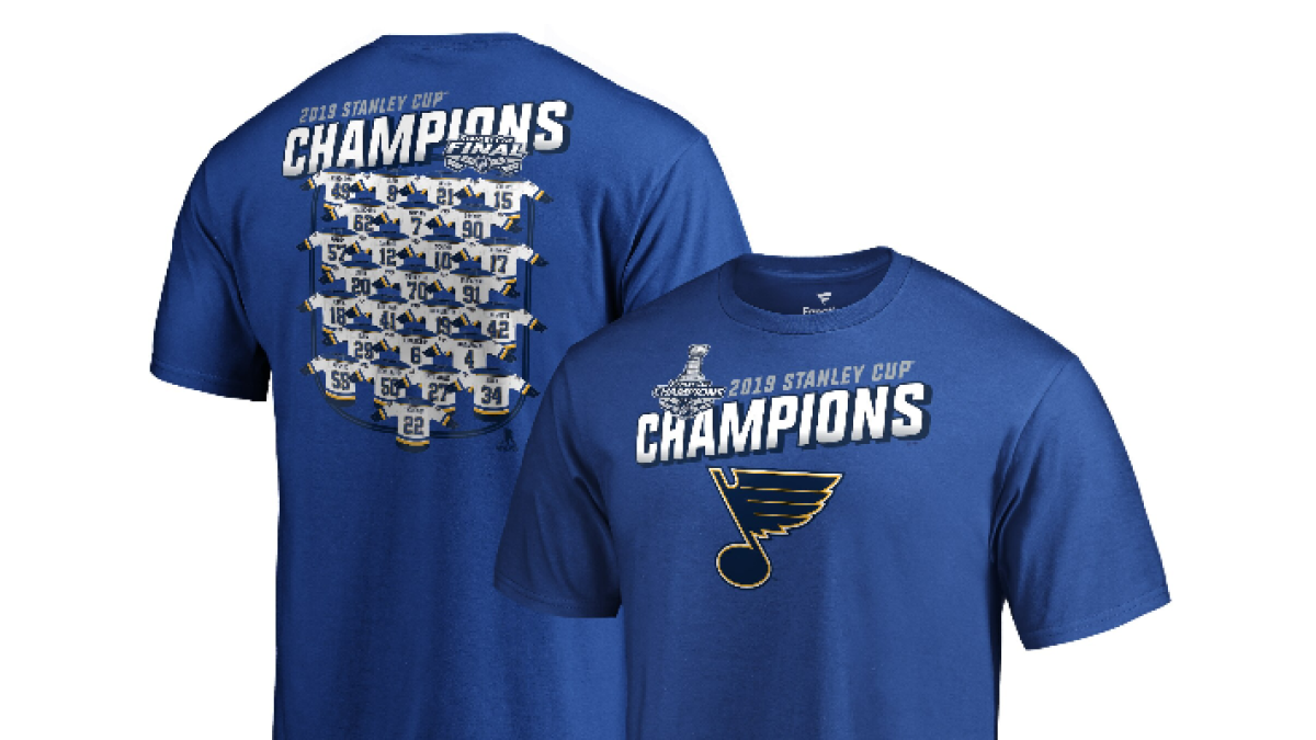 stanley cup champion shirts 2019