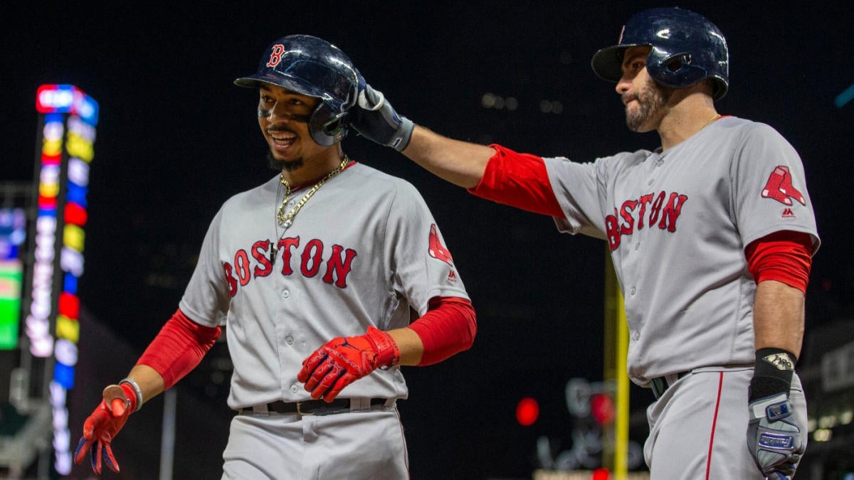 Red Sox leaders Mookie Betts and J.D. Martinez still have work to do