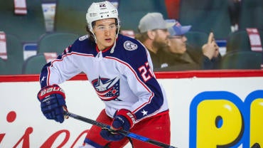 NHL: Columbus Blue Jackets at Calgary Flames