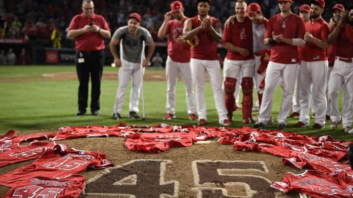 Angels throw no-hitter in first home game since Tyler Skaggs' death