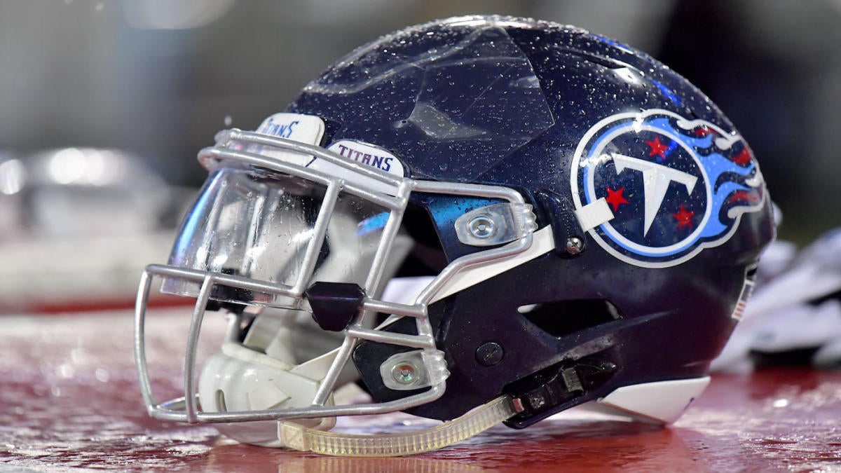 Detailed view of Las Vegas Raiders (left) and Tennessee Titans helmets  Photo via Credit: Newscom/Alamy Live News Stock Photo - Alamy