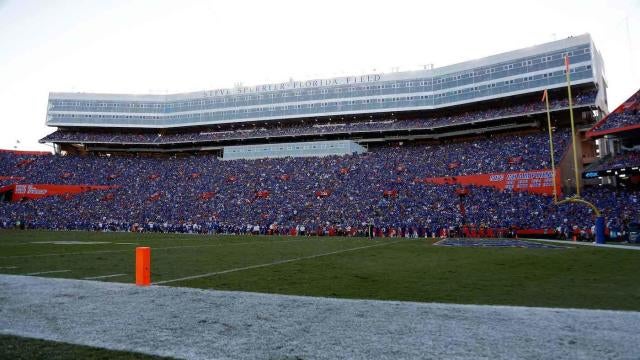 Maintenance Tractor Catches Fire At Florida S Ben Hill Griffin Stadium No Structural Damage At The Swamp Cbssports Com