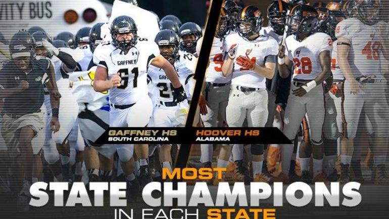 Most High School Football State Championships In Each State - CBSSports.com