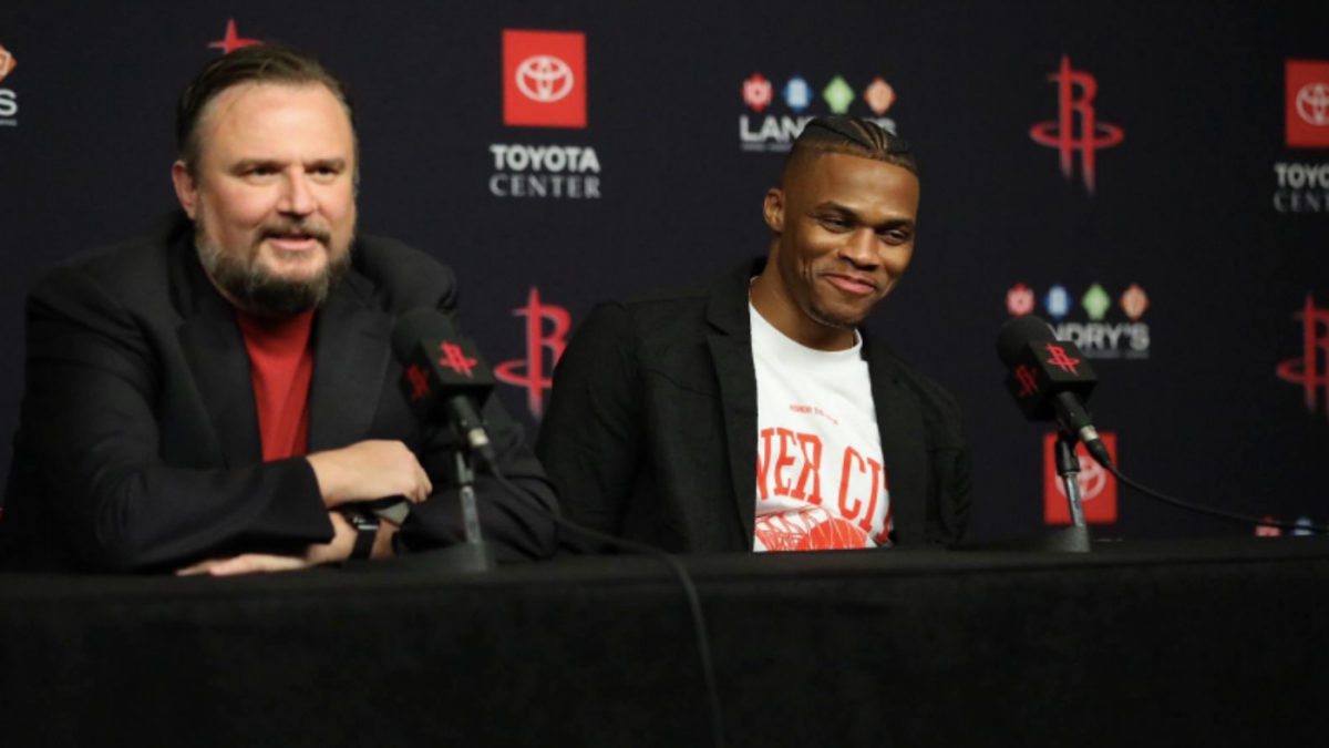 Russell Westbrook excited to partner with James Harden, willing to ...