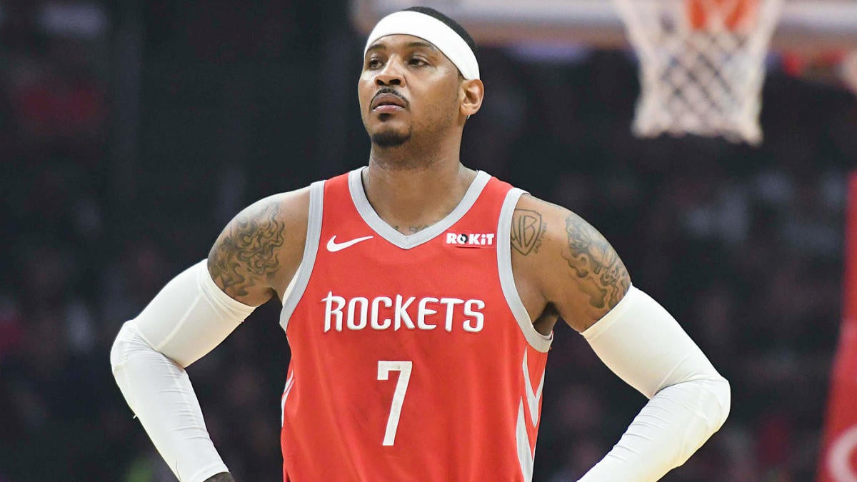 CJ McCollum posts picture of Carmelo Anthony in Trail Blazers jersey