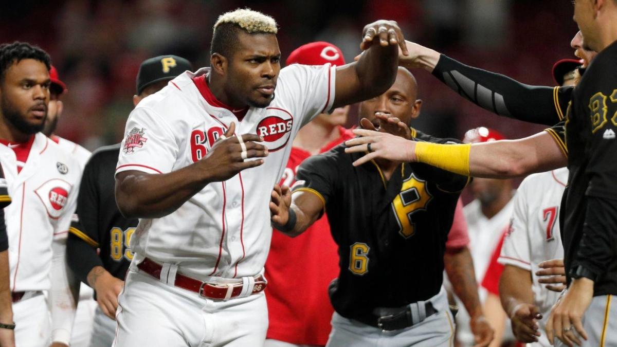 Yasiel Puig image from Reds-Pirates brawl? It's now a T-shirt