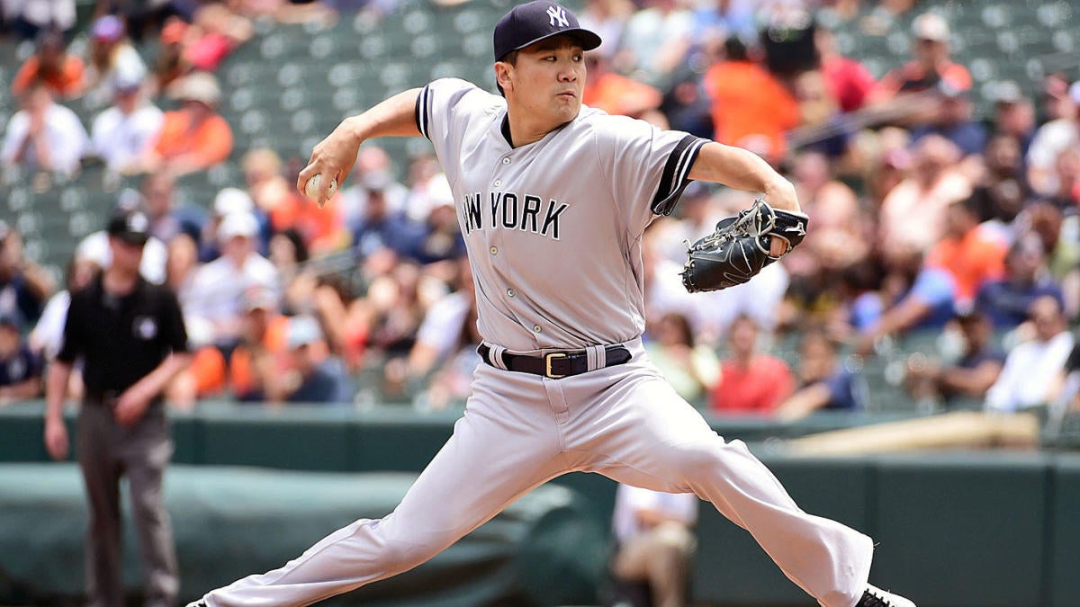 Giancarlo Stanton hits Masahiro Tanaka with line drive in Yankees batting  practice