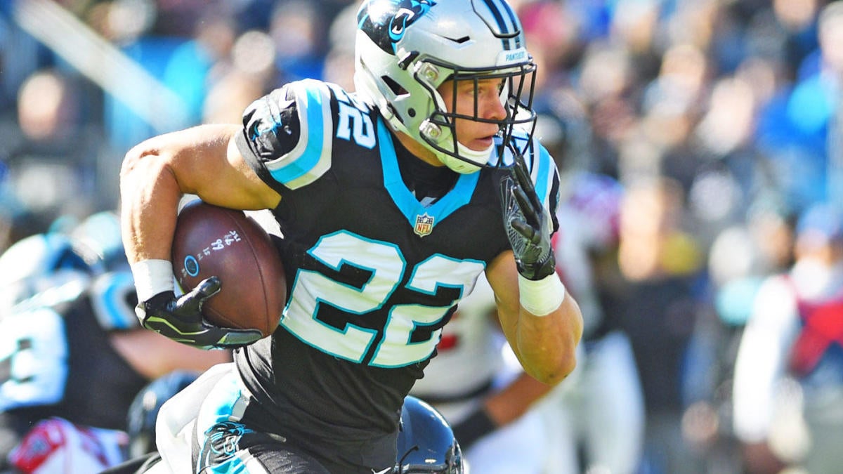 Bleachers Sports Music & Framing — Christian McCaffrey Authentic