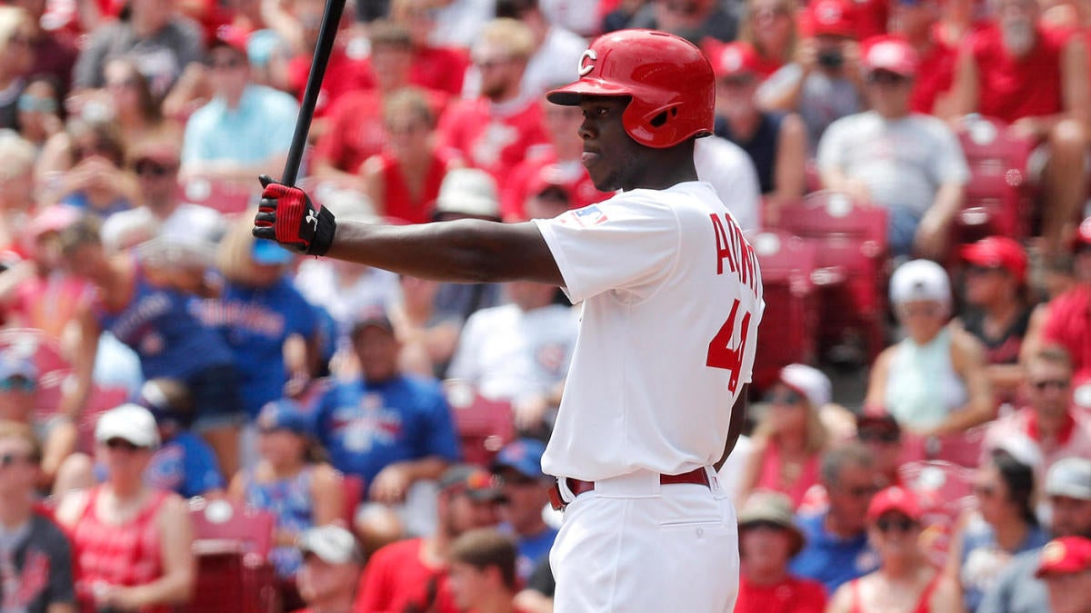 Reds prospect Aristides Aquino homers twice for Louisville on