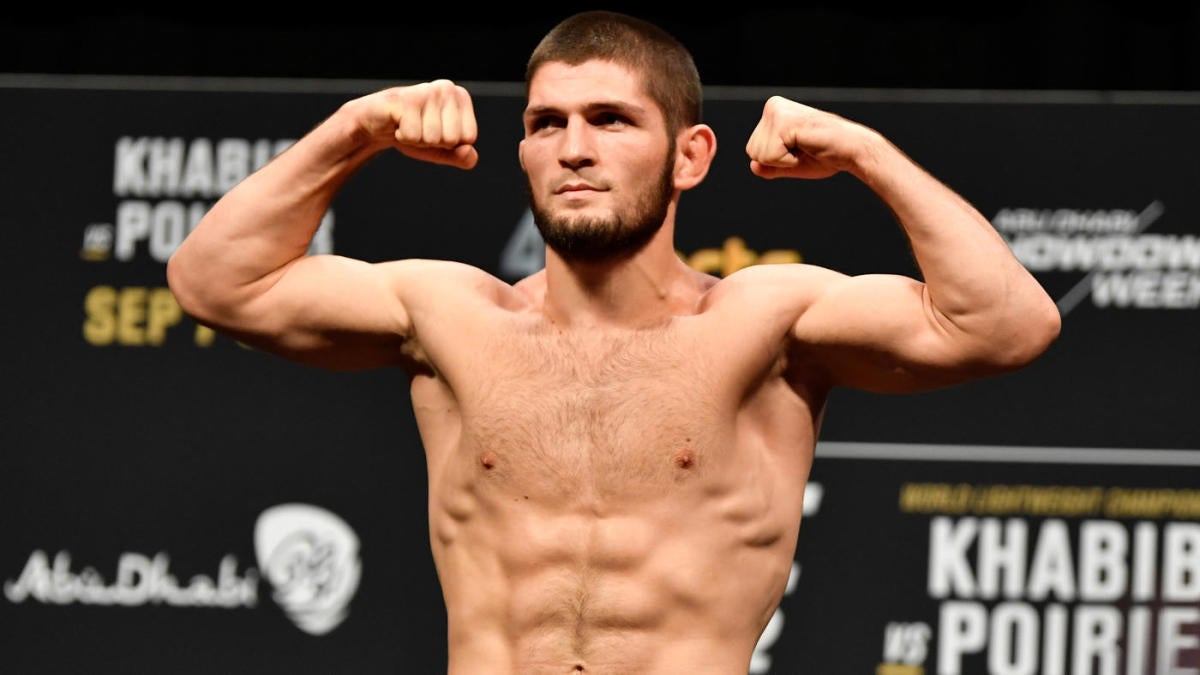 The 36-yaşında 178 cm uzunluğunda Khabib Nurmagomedov tarihli 2024