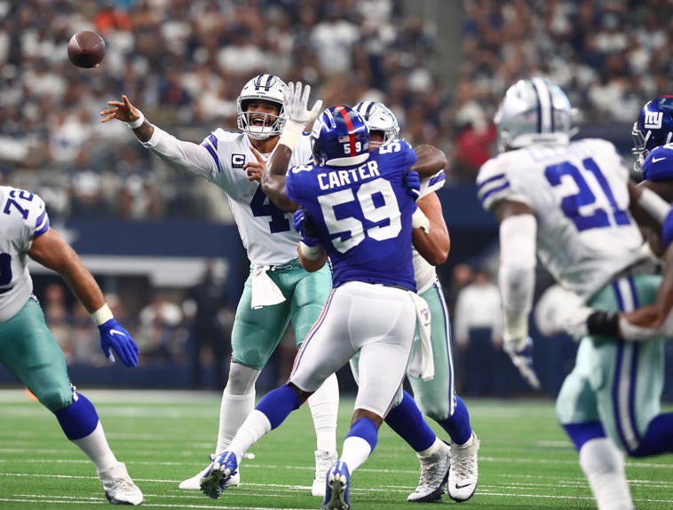 NFL: New York Giants at Dallas Cowboys