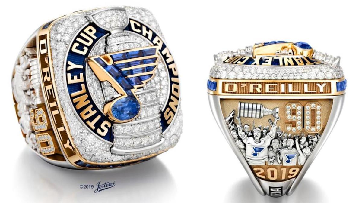 St. Louis Blues' Stanley Cup championship rings honor 'Play Gloria