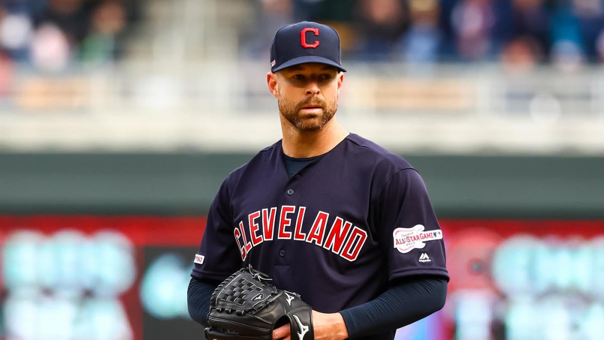 Cleveland Indians Corey Kluber, pitching against the Detroit