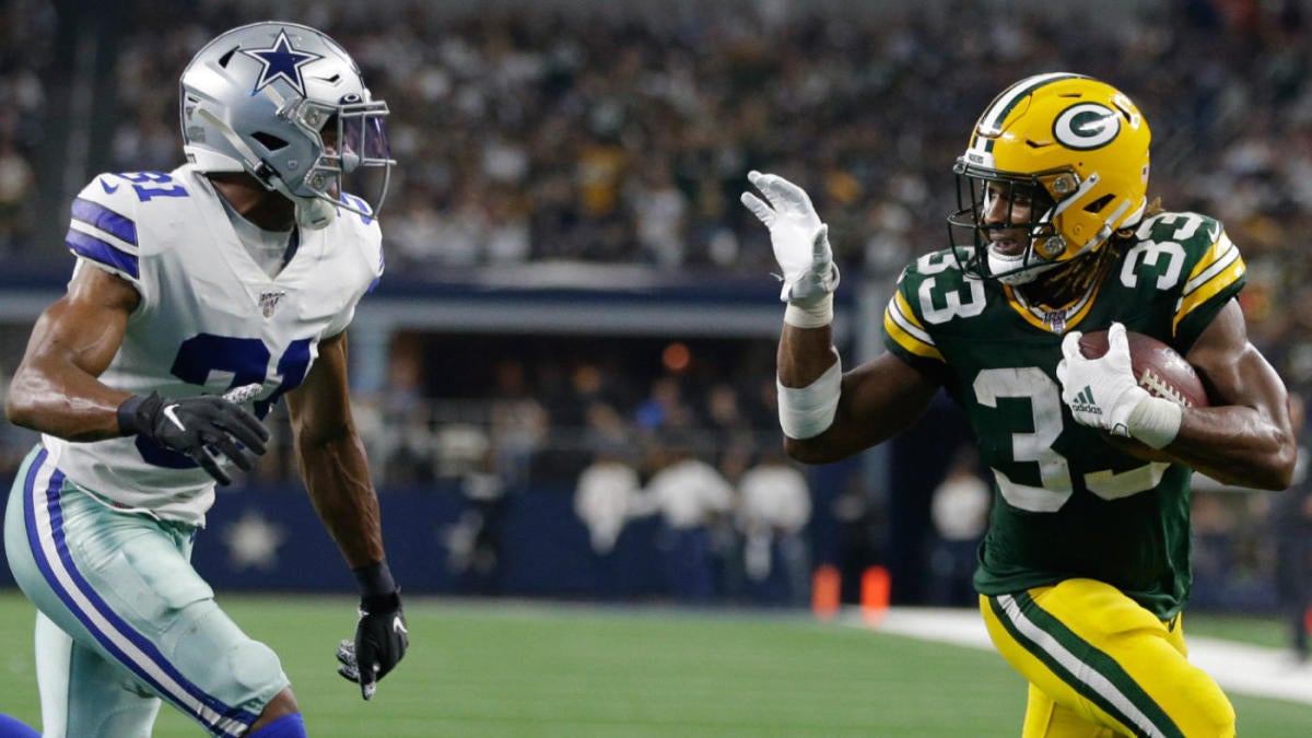 Aaron Jones Uses Fine For Taunting Cowboys To Taunt Them Again It S A Dope Picture Cbssports Com