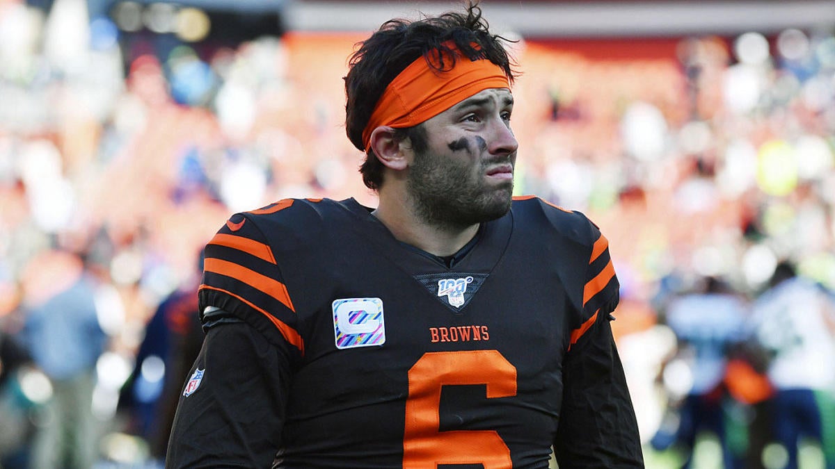 Baker Mayfield Cleveland Browns Orange Primary Name And Number