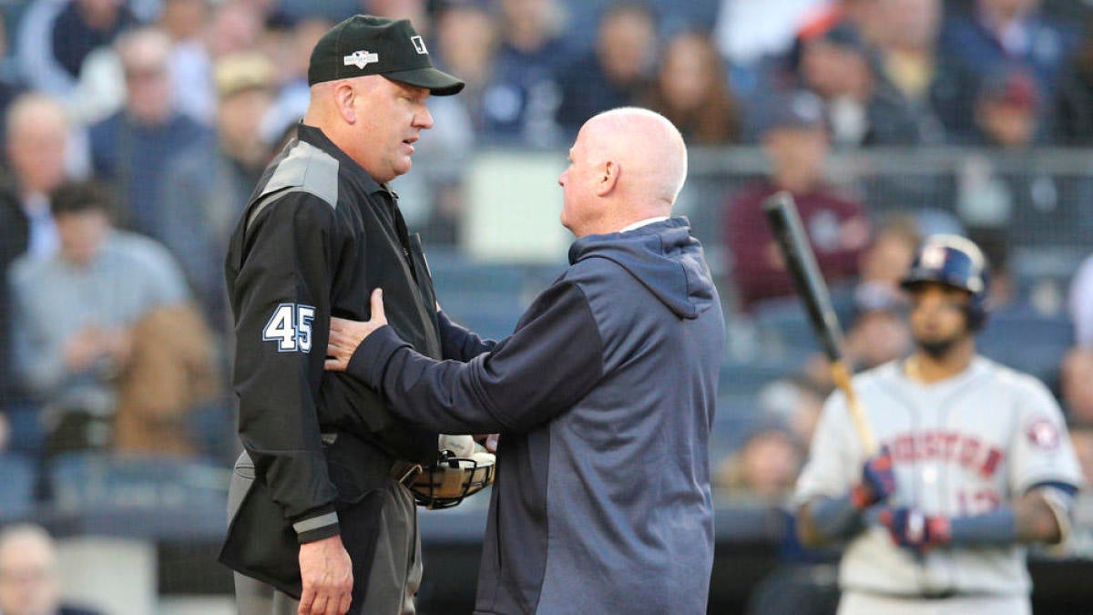 MLB Makes Permanent Umpire Change for Yankees-Astros ALCS After