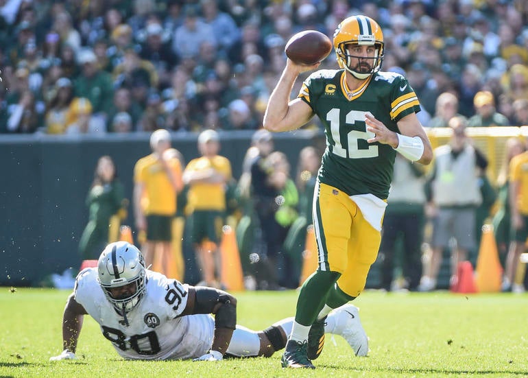 NFL: Oakland Raiders at Green Bay Packers
