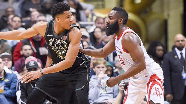 James Harden responds to verbal jab from Giannis Antetokounmpo: 'I don't  see what the joke is' - CBSSports.com