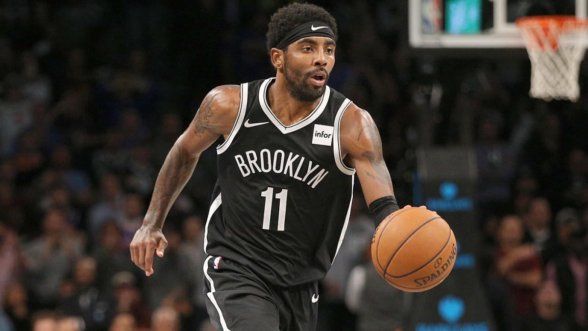 kyrie irving in nets jersey