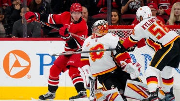 NHL: Calgary Flames at Carolina Hurricanes