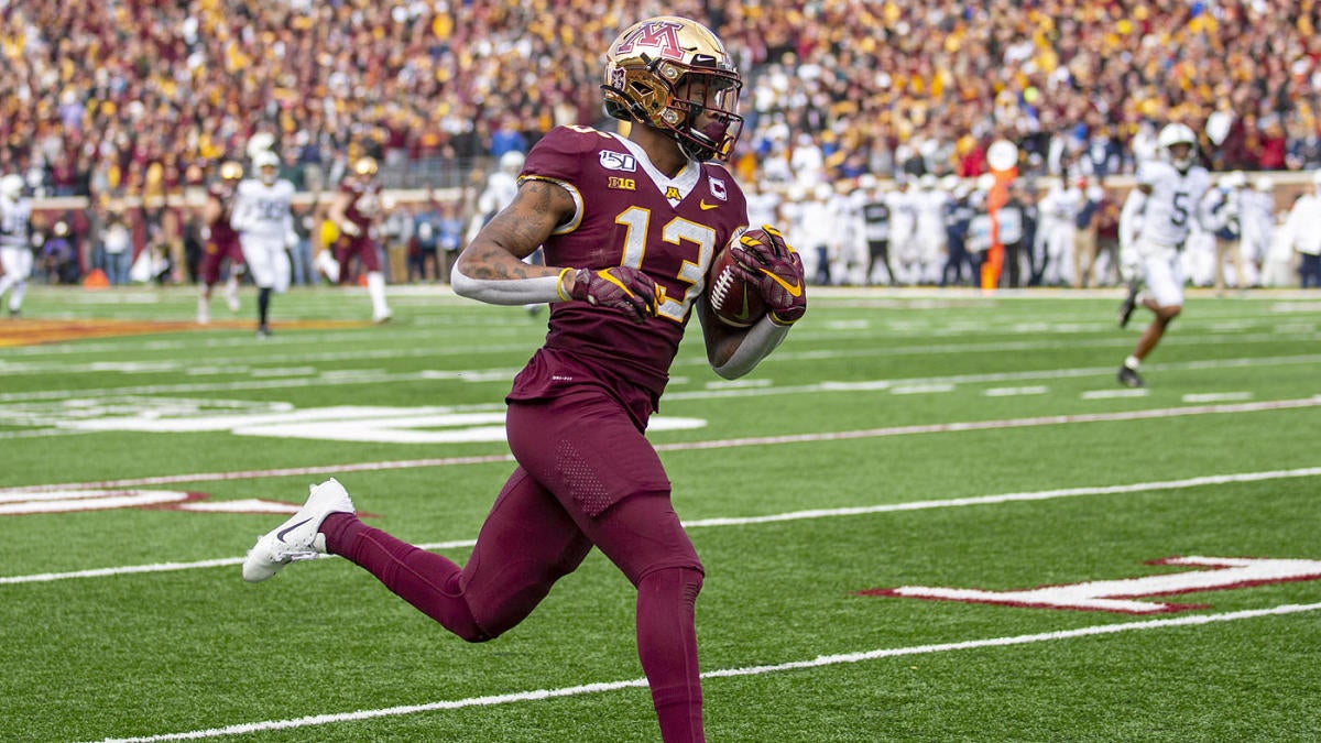 2021 NFL Draft: What to know about Rashod Bateman after Minnesota receiver  opts out of 2020 season 