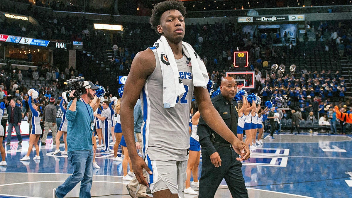 James Wiseman, the possible No. 1 pick in the NBA Draft, has left