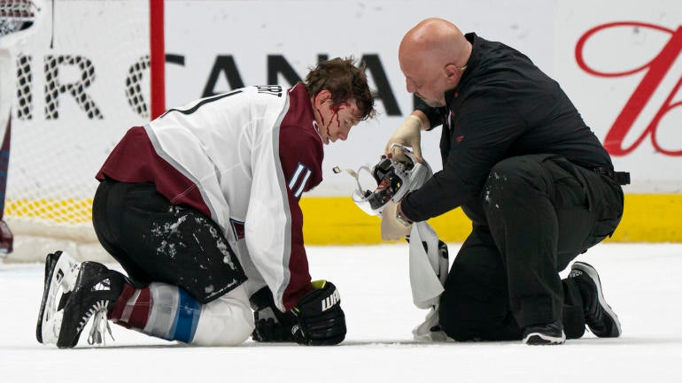 Nathan MacKinnon, Avs furious that refs allow goal after Matt Calvert ...