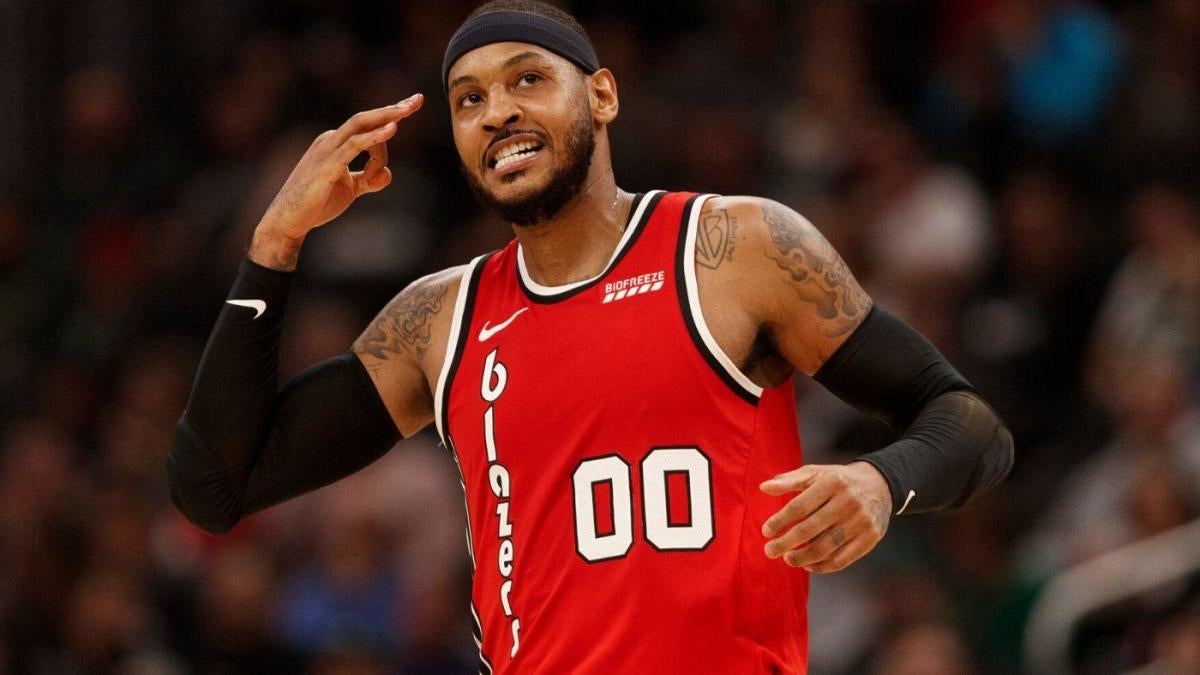 Blazers' Carmelo Anthony says the reasons he went unsigned for so long were 'outside of basketball'