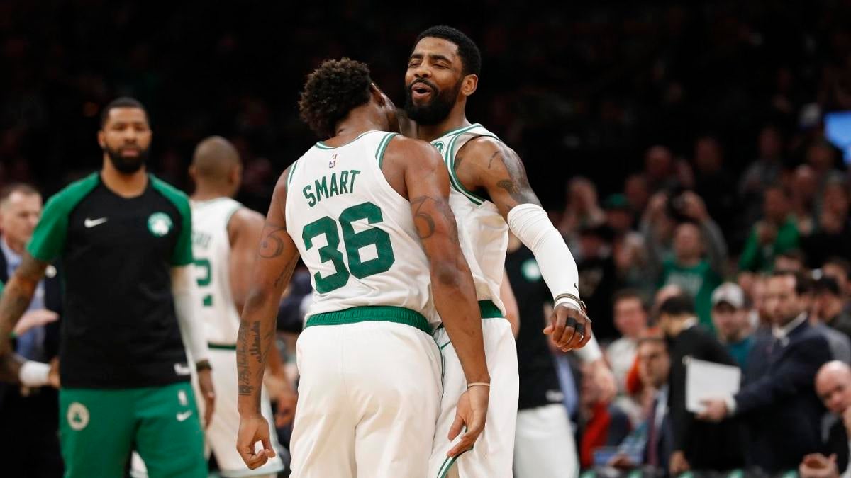 Celtics Practice Report: Marcus Smart discusses his fine, Kyrie Irving says  ribs feel good (video) - CelticsBlog