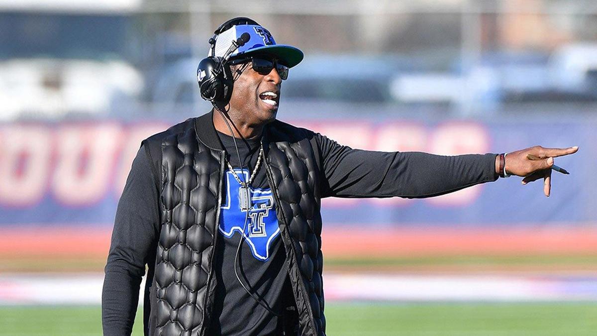 One of NFL's greatest 100 Deion Sanders leads high school team to third  straight state title 