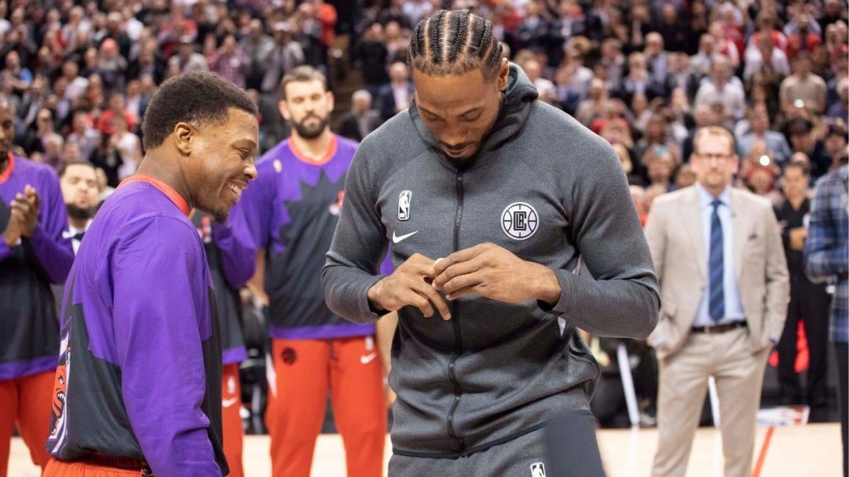 Raptors Recreating Kawhi Leonard S Game Winner Vs 76ers Is One Of The Best Video Tributes You Ll Ever See Cbssports Com