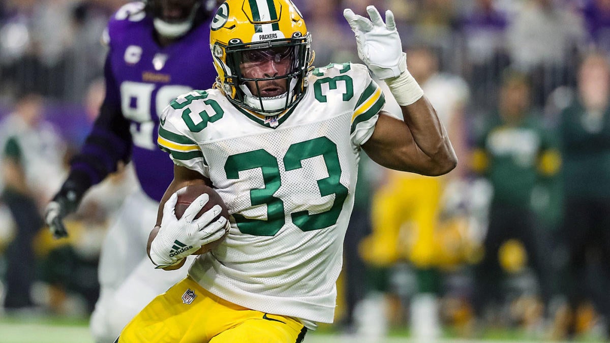 : 2022 Score # 97 Aaron Jones Green Bay Packers