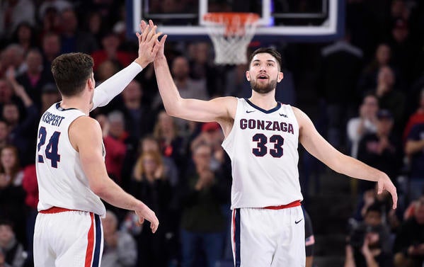NCAA Basketball: Pepperdine at Gonzaga
