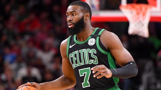 Celtics' Jaylen Brown has benefited most from Kyrie Irving leaving ...