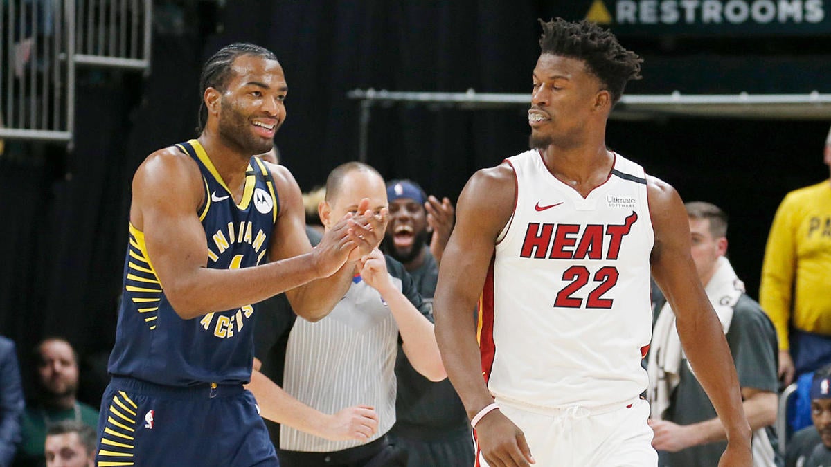 Heat's Jimmy Butler, Pacers' T.J. Warren fined by NBA after on-court altercation - CBSSports.com