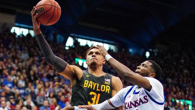 NCAA Basketball: Baylor at Kansas
