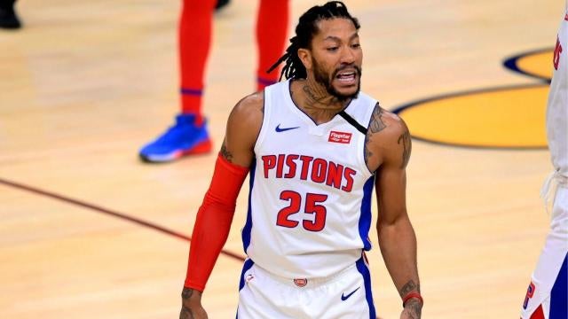 Injured Detroit Piston Derrick Rose sits against Memphis Grizzlies as NBA  trade deadline draws near