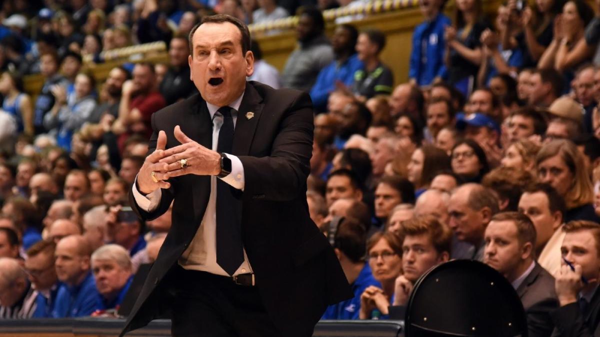 Coach K goes off at Duke's social media critics: 'Come into Cameron and  look up in the ceiling' 
