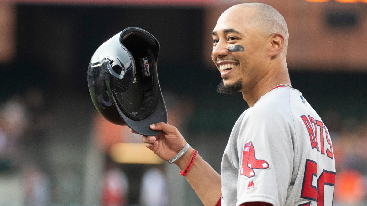 mookie betts with hair