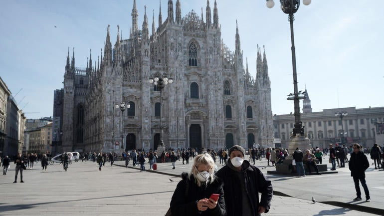 Northern Italy Locks Down To Try Prevent The Spread Of Coronavirus