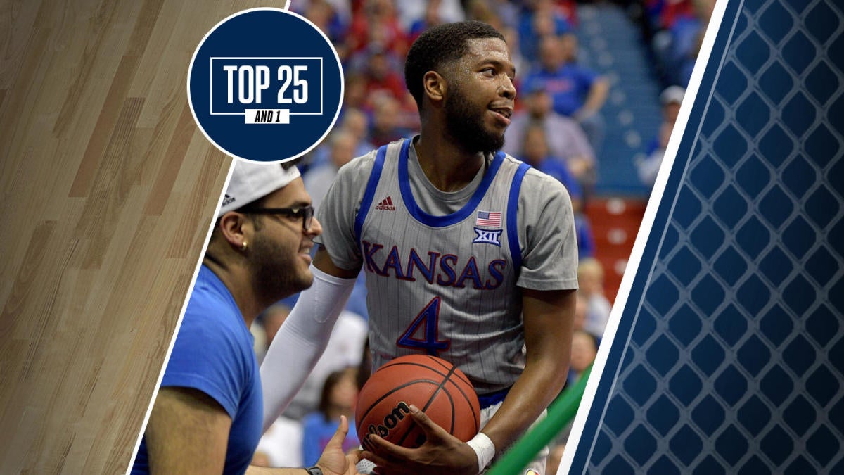 College Basketball Rankings Kansas No 1 In Top 25 And 1 Cruises To 13th Straight Victory