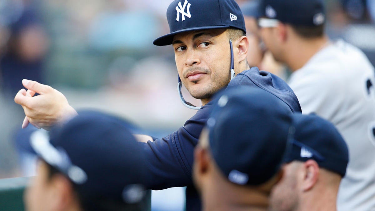 New York Yankees outfielder Giancarlo Stanton (27) during game